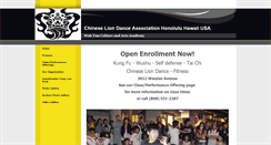 Desktop Screenshot of chineseliondanceassociation.com